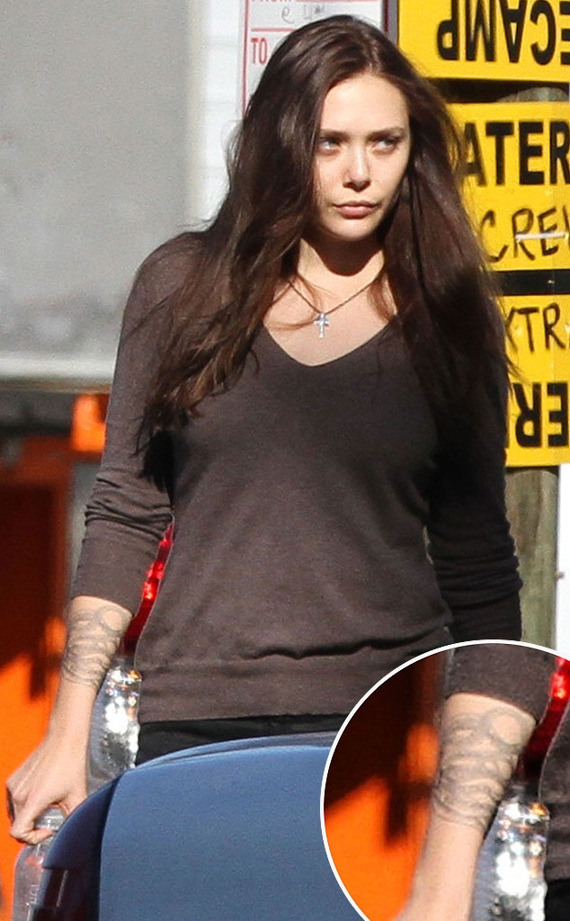 Elizabeth Olsen's New Tattoo E! Online CA